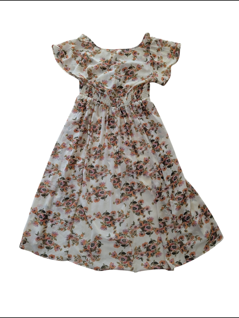 Live 4 Truth Floral Hi Low Open Front Coverup Top - Picture 4 of 6